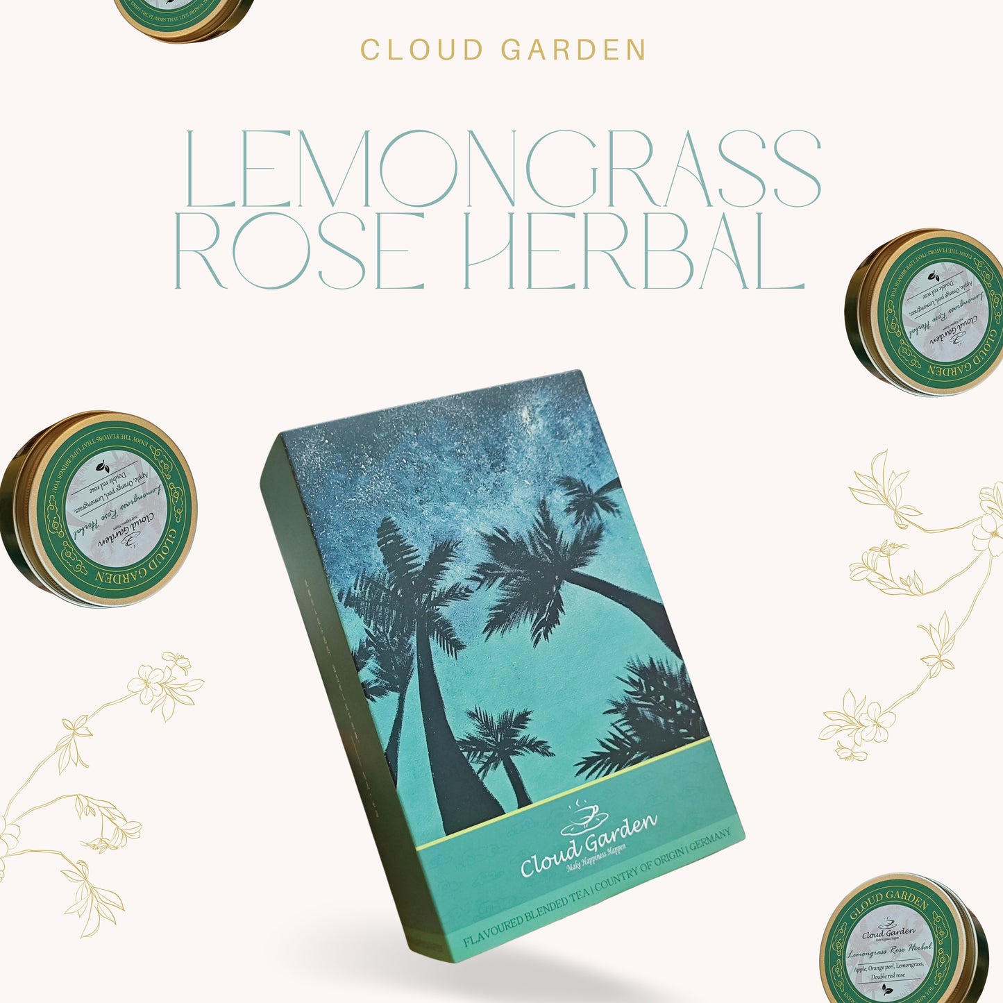 Digestion Aid | Rose Glow | Lemongrass Rose Tea