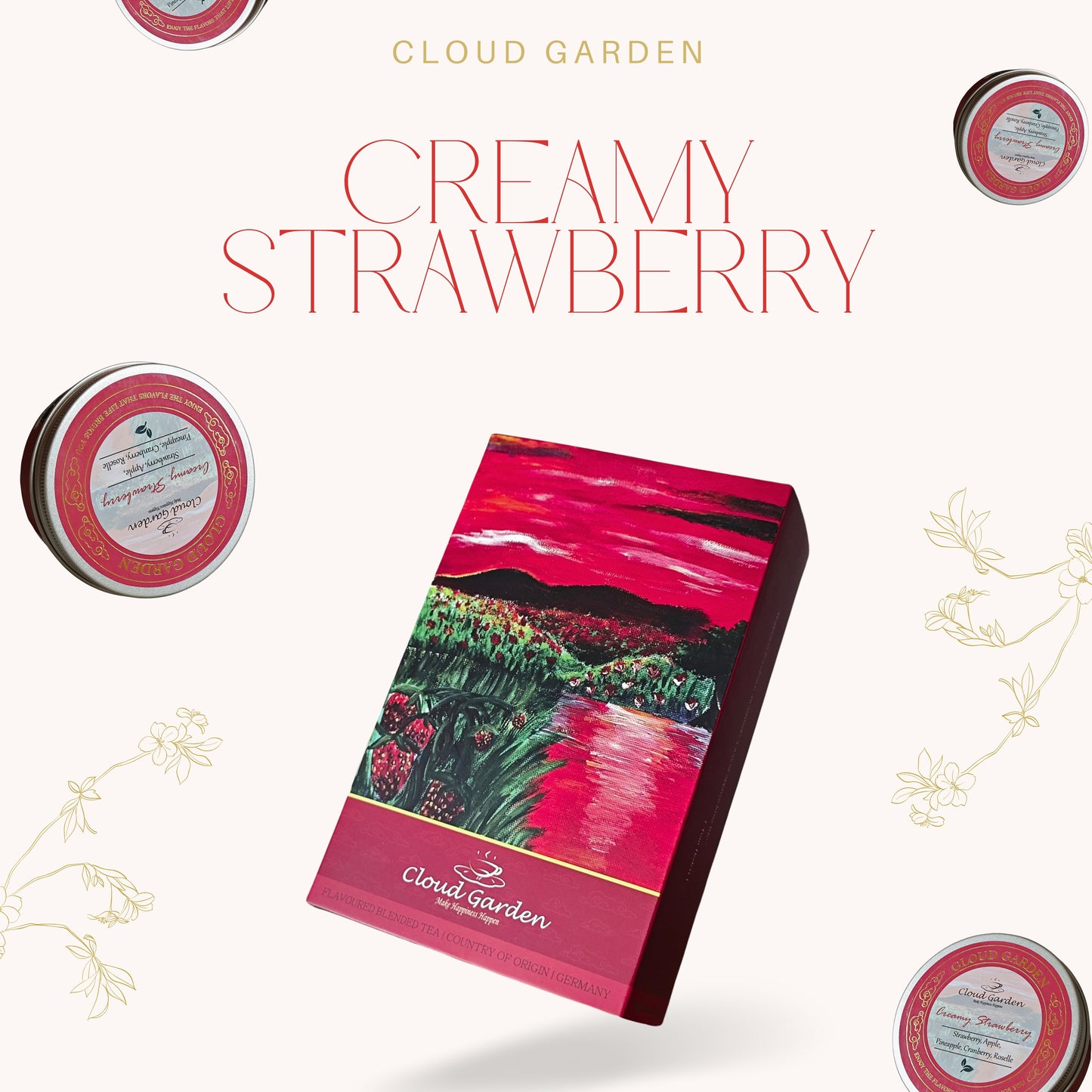 助消化 | 亮膚色 | 忌廉草莓Creamy Strawberry