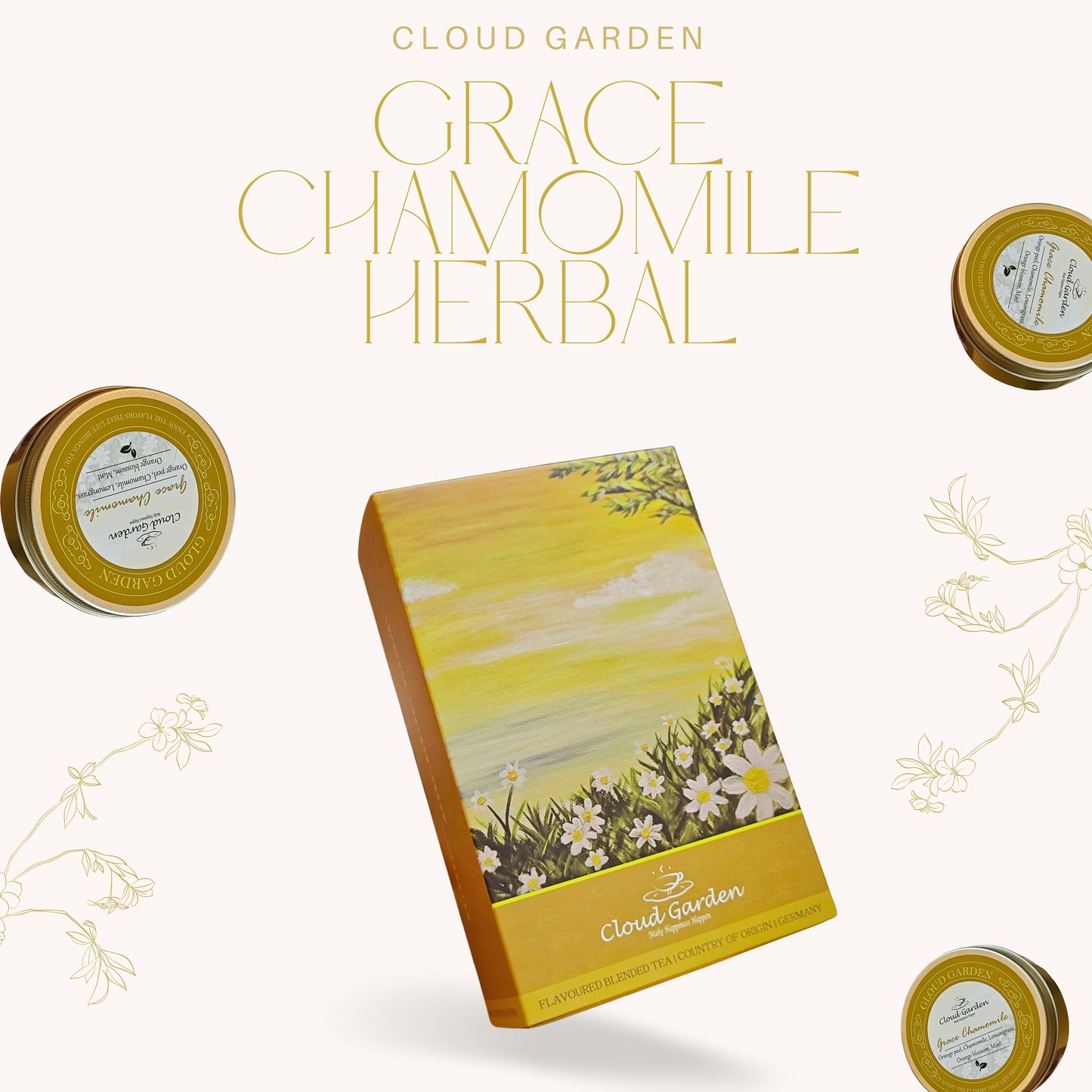 舒眠好夢 | 順暢元氣 | 格蕾絲洋甘菊草本茶 Grace Chamomile Herbal Tea