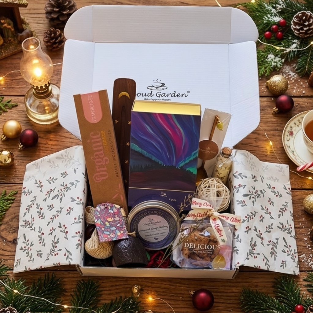 五感沉浸式聖誕禮盒The Sanctuary Gift Box (茶 x 線香 x 音療)
