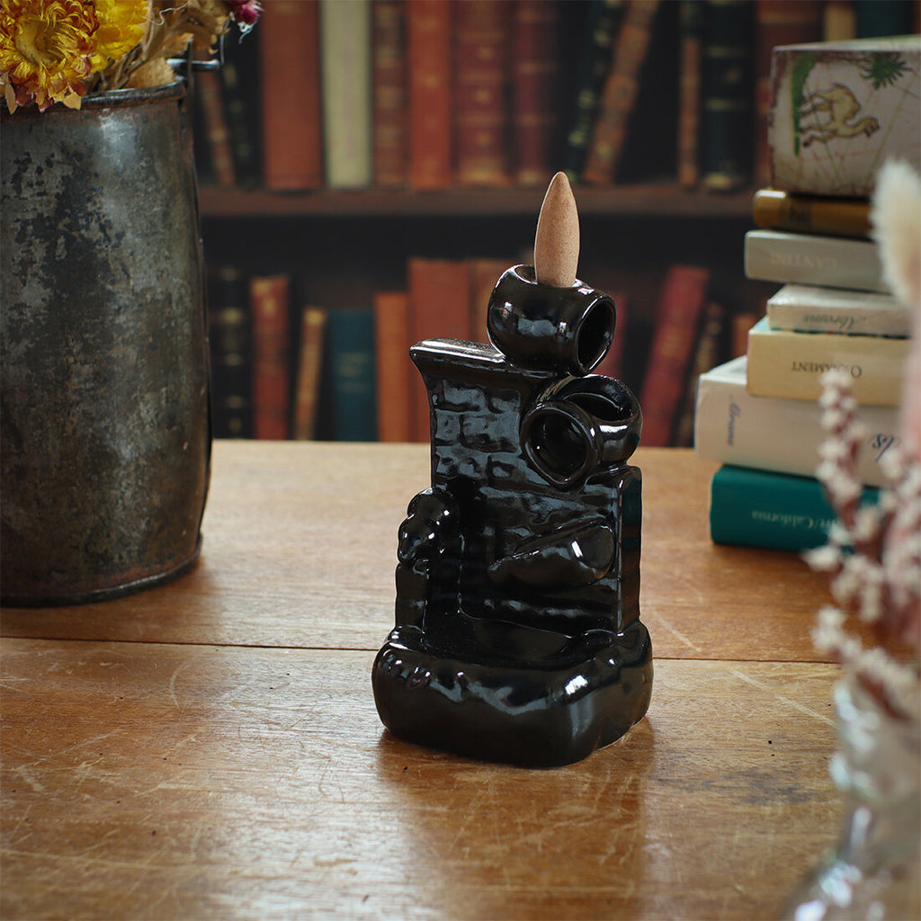 工藝之巔｜墜落煙瀑倒流香爐 | 提升空間氛圍的流動藝術品