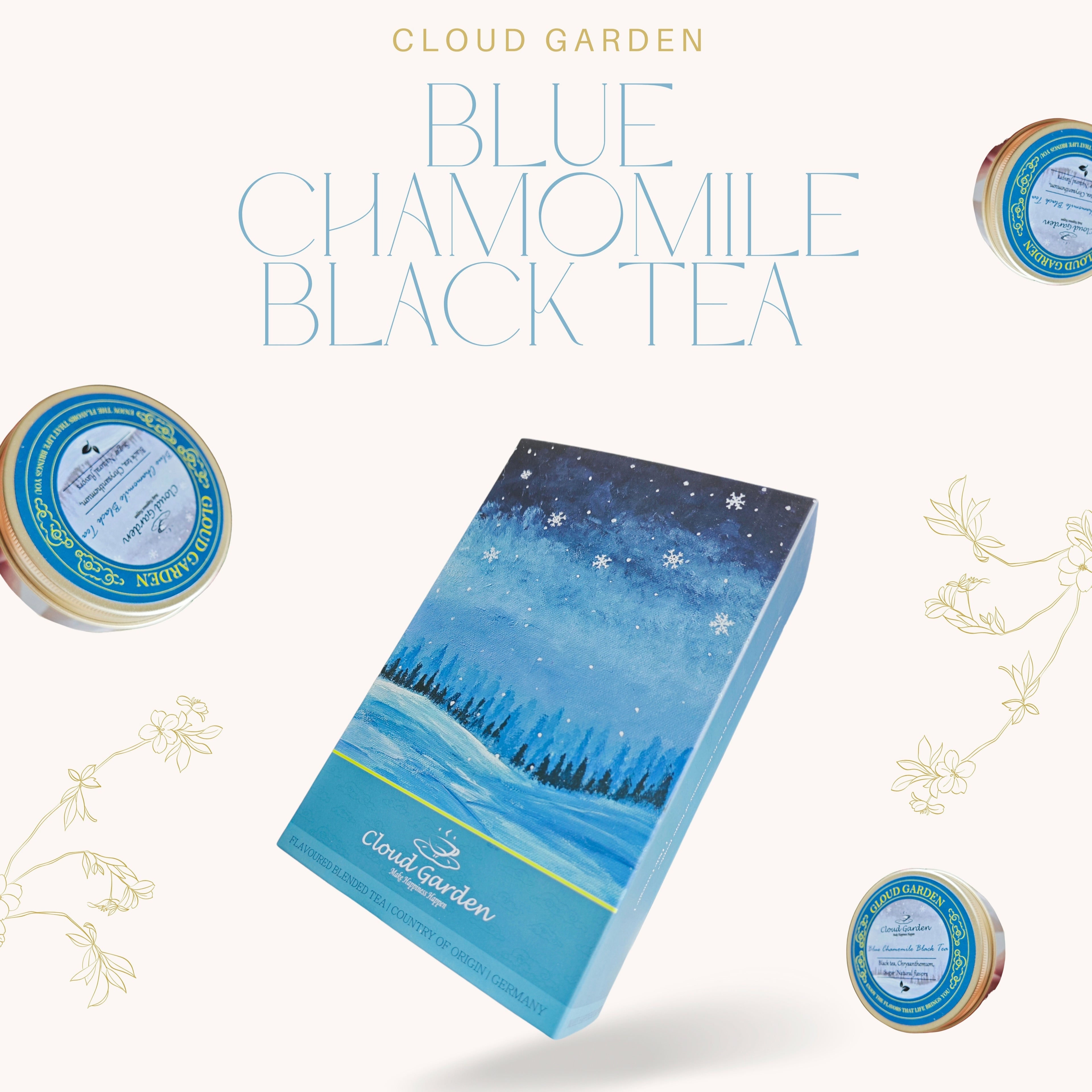 伯爵風華 | 藍色夢境 | 冰藍菊花紅茶 Blue Chamomile Black Tea
