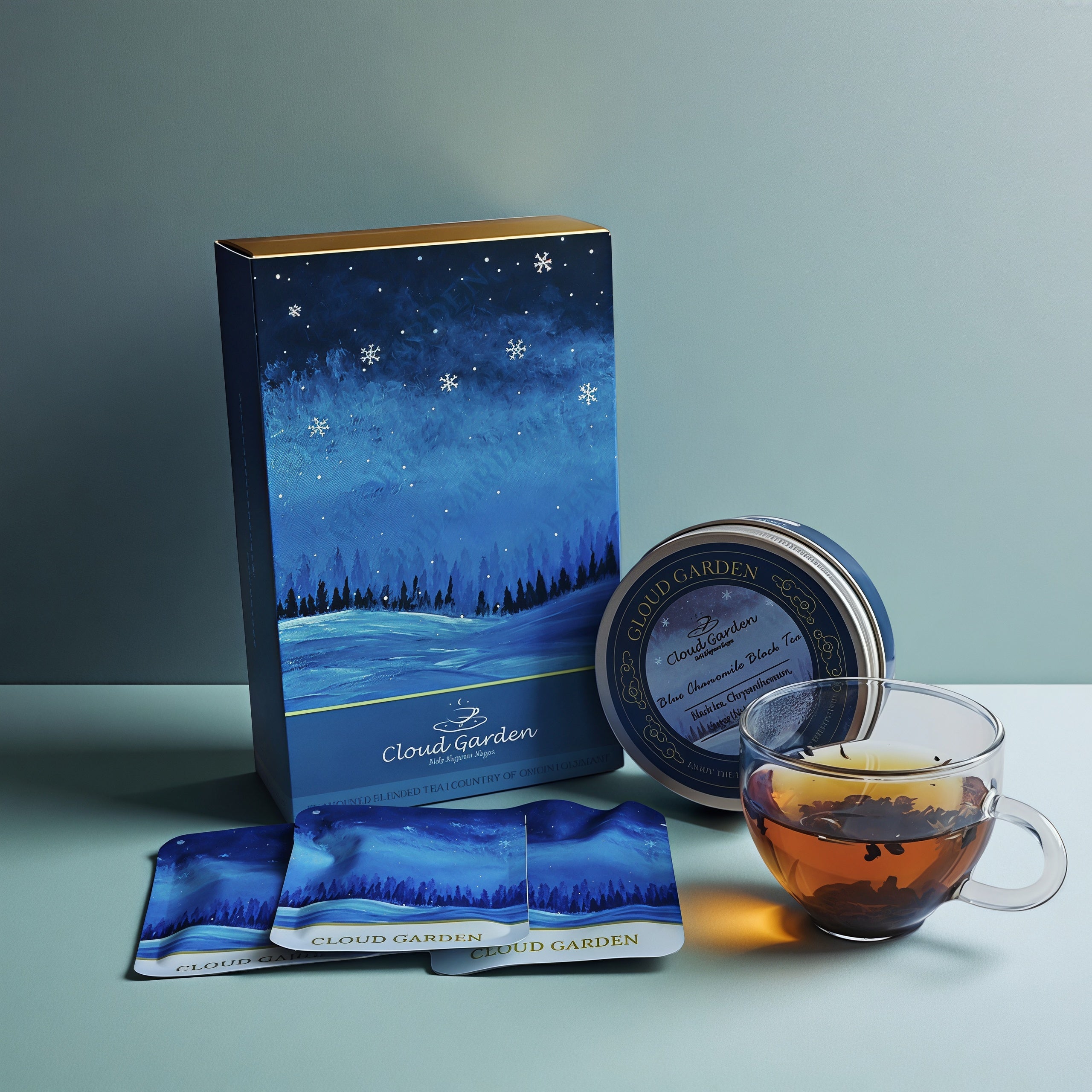 伯爵風華| 藍色夢境| 冰藍菊花紅茶Blue Chamomile Black Tea – Cloud