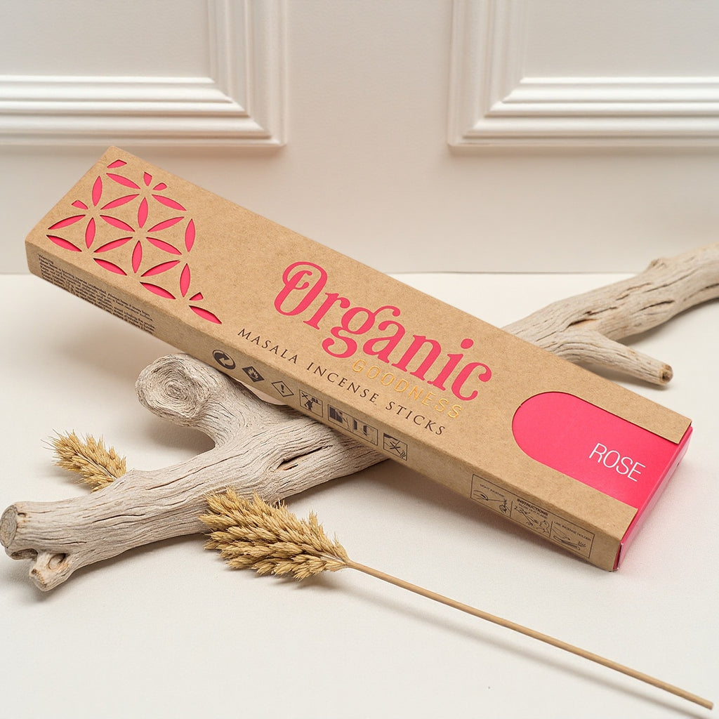 心輪滋養與無條件的愛 | Organic Goodness有機好物 | 有機線香 |感官玫瑰