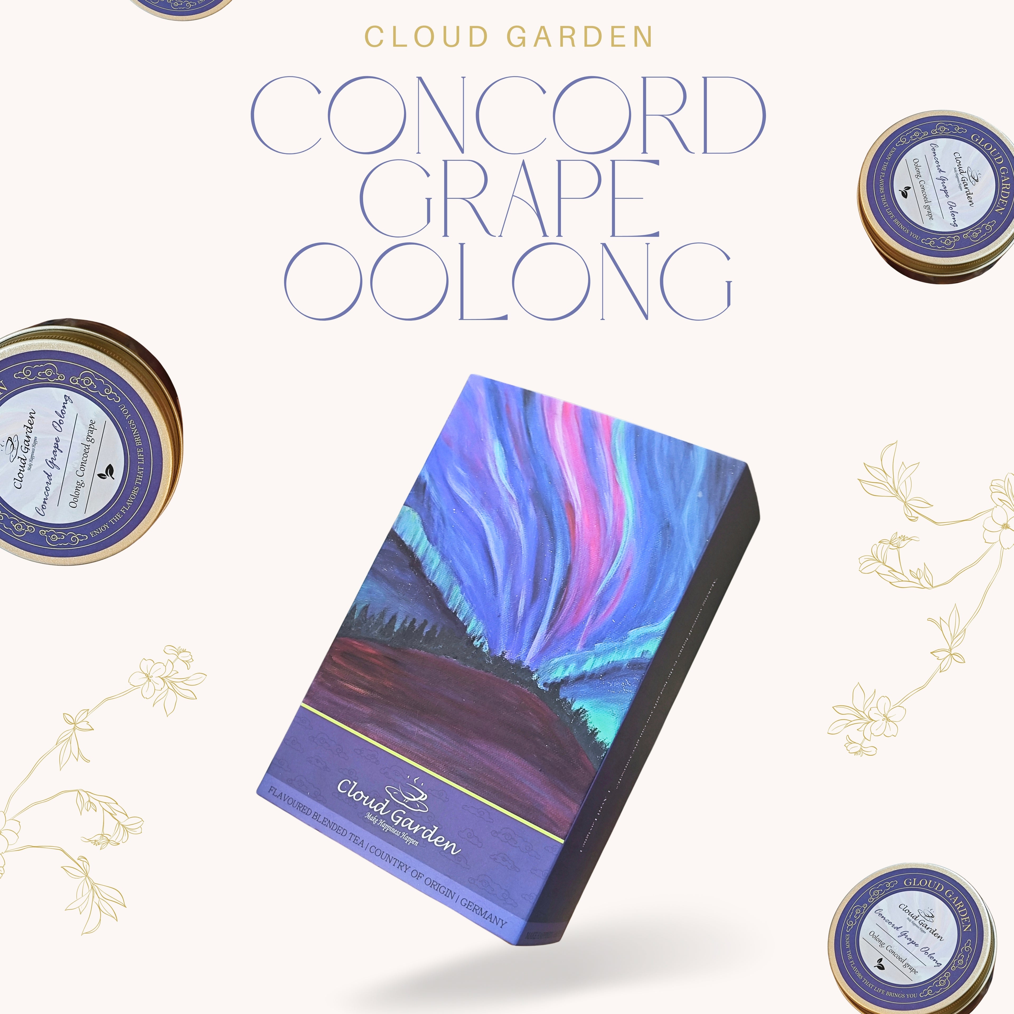 葡萄烏龍 | 雙重享受 | 巨峰烏龍 Concord Grape Oolong